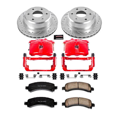 Power Stop 03-06 Cadillac Escalade Rear Z23 Evolution Sport Brake Kit w/Calipers