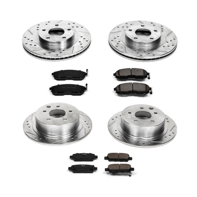 Power Stop 02-06 Nissan Altima Front & Rear Z23 Evolution Sport Brake Kit