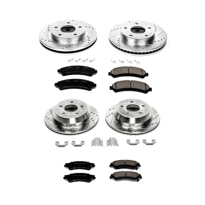 Power Stop 98-05 Chevrolet Blazer Front & Rear Z23 Evolution Sport Brake Kit