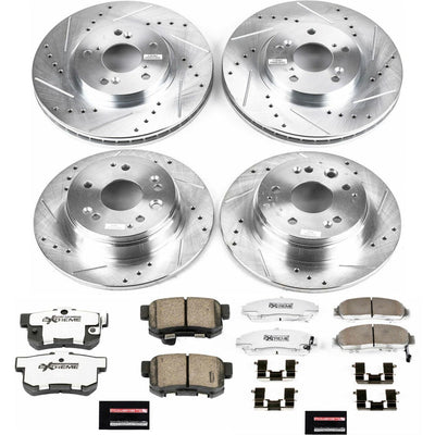 Power Stop 99-03 Acura TL Front & Rear Z26 Street Warrior Brake Kit