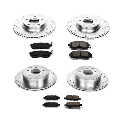Power Stop 03-05 Infiniti G35 Front & Rear Z23 Evolution Sport Brake Kit