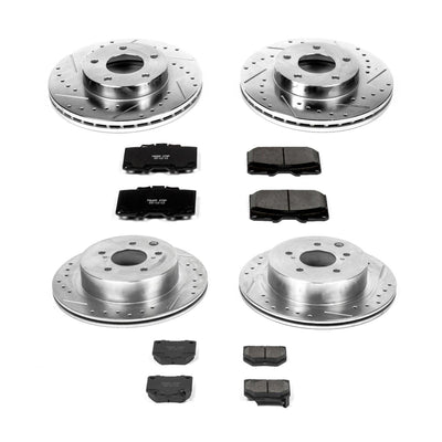 Power Stop 89-90 Nissan 300ZX Front & Rear Z23 Evolution Sport Brake Kit