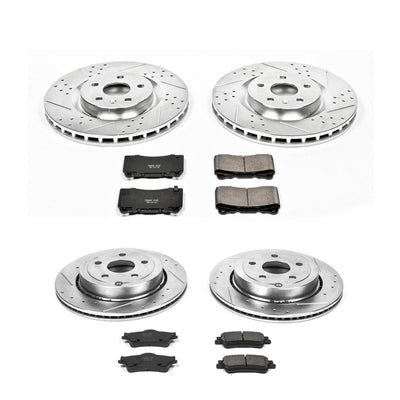 Power Stop 2009 Pontiac G8 Front & Rear Z23 Evolution Sport Brake Kit