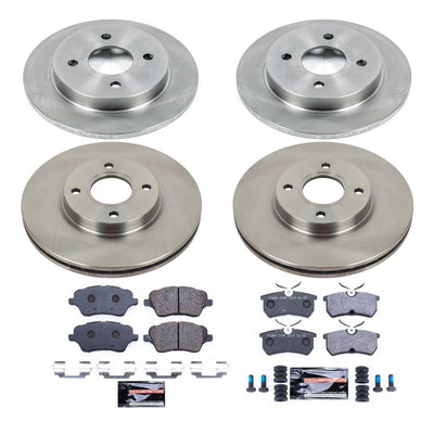 Power Stop 14-19 Ford Fiesta Front & Rear Track Day Brake Kit