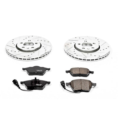 Power Stop 99-10 Volkswagen Beetle Front Z23 Evolution Sport Brake Kit w/Calipers