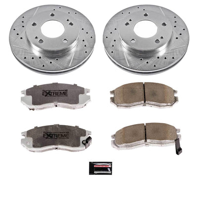Power Stop 90-94 Eagle Talon Front & Rear Z26 Street Warrior Brake Kit
