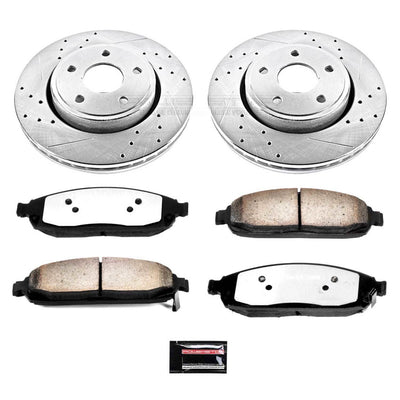 Power Stop 06-10 Jeep Commander Front & Rear Z36 Truck & Tow Brake Kit