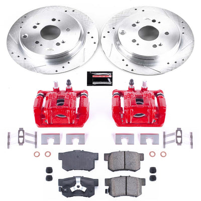 Power Stop 05-06 Honda CR-V Rear Z23 Evolution Sport Brake Kit w/Calipers