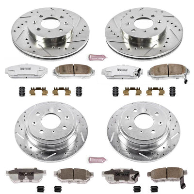 Power Stop 94-01 Acura Integra Front & Rear Z26 Street Warrior Brake Kit