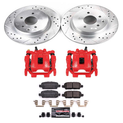 Power Stop 2018 Nissan Maxima Rear Z23 Evolution Sport Brake Kit w/Calipers
