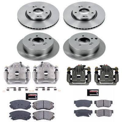 Power Stop 05-09 Hyundai Tucson Front & Rear Autospecialty Brake Kit w/Calipers