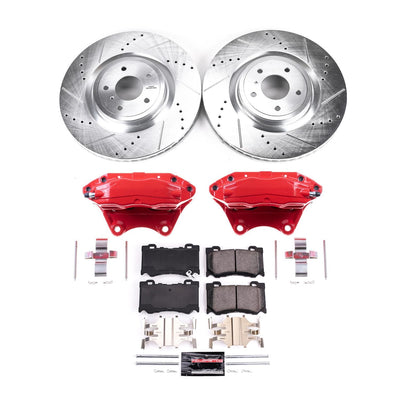 Power Stop 2009 Nissan 350Z Front Z23 Evolution Kit W/Cals