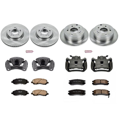 Power Stop 06-12 Mitsubishi Eclipse Front & Rear Autospecialty Brake Kit w/Calipers