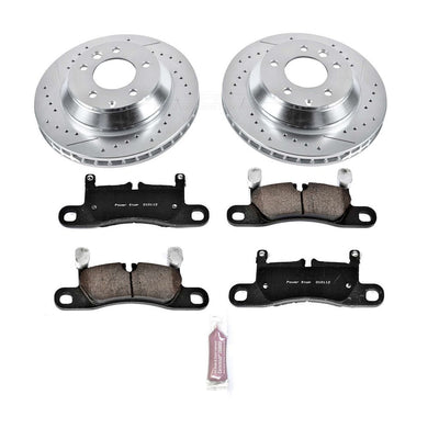 Power Stop 13-18 Porsche Cayenne Front & Rear Z23 Evolution Sport Brake Kit