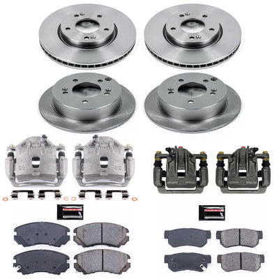Power Stop 05-09 Hyundai Tucson Front & Rear Autospecialty Brake Kit w/Calipers