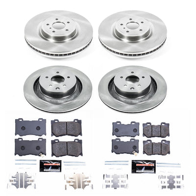 Power Stop 08-13 Infiniti G37 Front & Rear Track Day Brake Kit