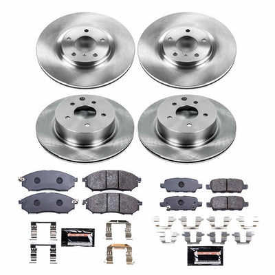 Power Stop 08-12 Infiniti EX35 Front & Rear Track Day Brake Kit