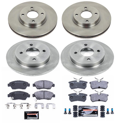 Power Stop 14-19 Ford Fiesta Front & Rear Track Day SPEC Brake Kit