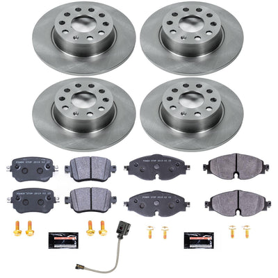 Power Stop 2019 Volkswagen Golf Alltrack Front & Rear Track Day SPEC Brake Kit