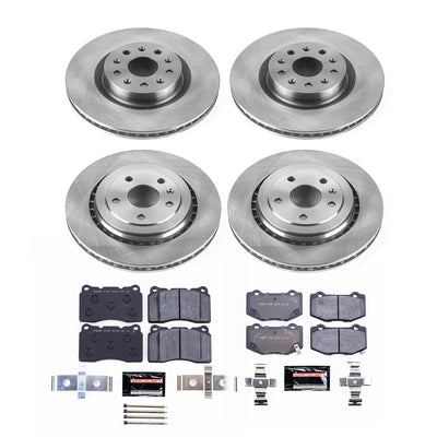 Power Stop 16-19 Chevrolet Camaro Front & Rear Track Day Brake Kit