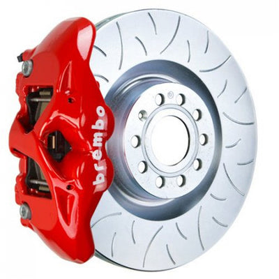 Brembo 07-13 X5 Front GT BBK 6 Piston Cast 405x34 2pc Rotor Slotted Type3-White