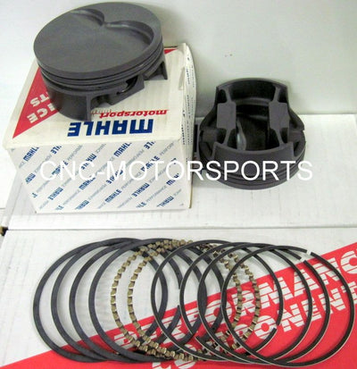 Mahle MS Piston Set GM LSX 378cid 4.075x1.304CH 3.622 Stk 6.125 Rod .927 Pin -5.8cc Coated Set of 8