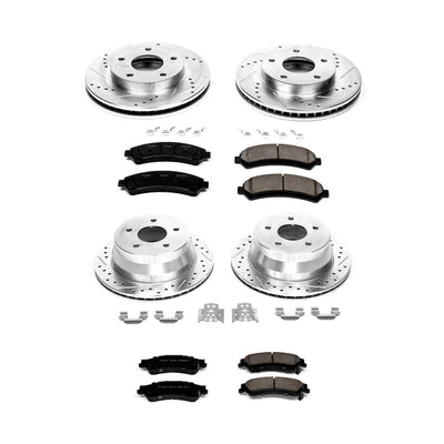 Power Stop 97-05 Chevrolet Blazer Front & Rear Z23 Evolution Sport Brake Kit