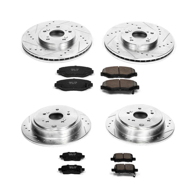 Power Stop 03-08 Honda Pilot Front & Rear Z23 Evolution Sport Brake Kit