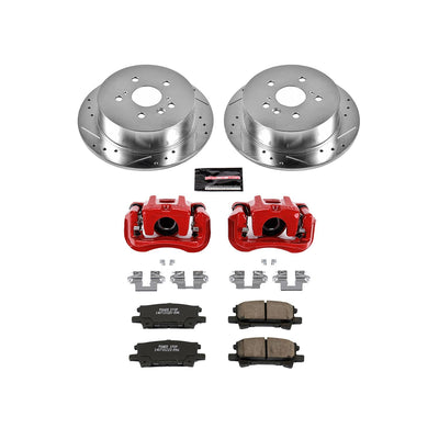 Power Stop 04-07 Toyota Highlander Rear Z23 Evolution Sport Brake Kit w/Calipers