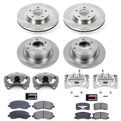 Power Stop 08-16 Mitsubishi Lancer Front & Rear Autospecialty Brake Kit w/Calipers