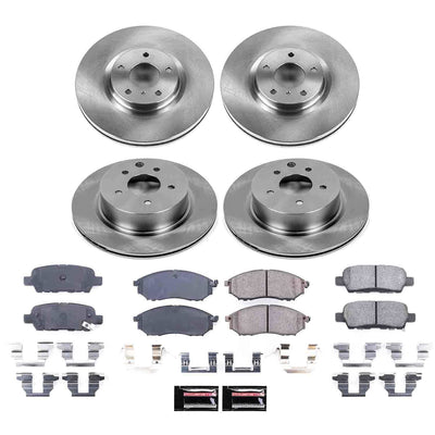 Power Stop 08-12 Infiniti EX35 Front & Rear Autospecialty Brake Kit