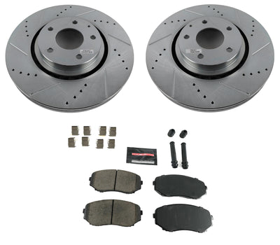 Power Stop 16-18 Mazda CX-9 Front & Rear Z23 Evolution Sport Brake Kit