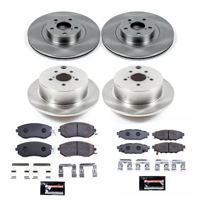 Power Stop 16-17 Subaru Crosstrek Front & Rear Track Day Brake Kit