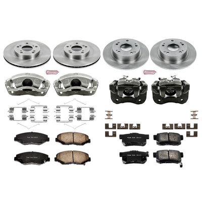 Power Stop 03-07 Honda Accord Front & Rear Autospecialty Brake Kit w/Calipers