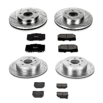Power Stop 89-96 Nissan 300ZX Front & Rear Z23 Evolution Sport Brake Kit