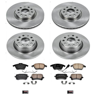 Power Stop 2009 Volkswagen Passat Front & Rear Autospecialty Brake Kit