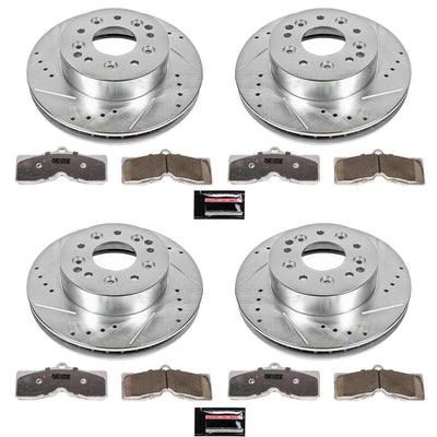 Power Stop 1969 Chevrolet Camaro Front & Rear Z26 Street Warrior Brake Kit