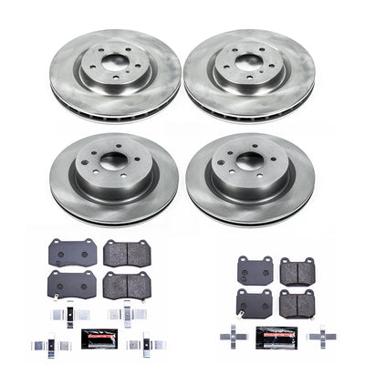 Power Stop 03-04 Infiniti G35 Front & Rear Track Day Brake Kit