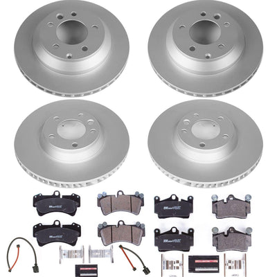 Power Stop 07-15 Audi Q7 Front & Rear Euro-Stop Brake Kit