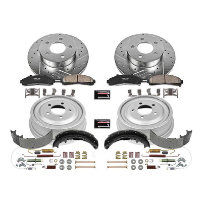 Power Stop 98-02 Ford Ranger Front & Rear Z23 Evolution Sport Brake Kit