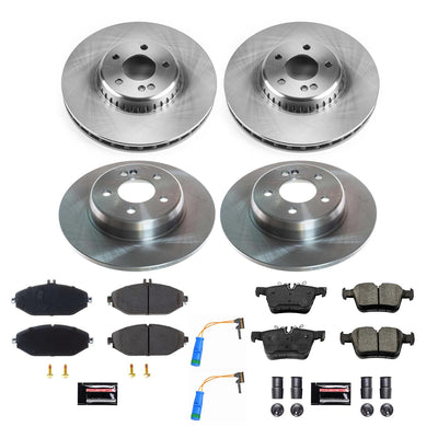 Power Stop 17-18 Mercedes-Benz C300 Front & Rear Autospecialty Brake Kit