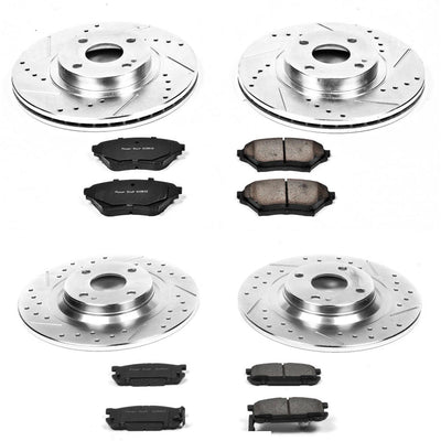 Power Stop 01-05 Mazda Miata Front & Rear Z23 Evolution Sport Brake Kit