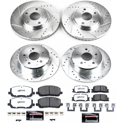 Power Stop 01-03 Toyota Highlander Front & Rear Z36 Truck & Tow Brake Kit