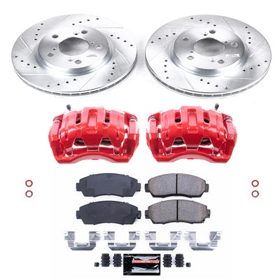 Power Stop 05-10 Honda Odyssey Front Z23 Evolution Sport Brake Kit w/Calipers