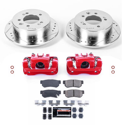 Power Stop 07-10 Hyundai Elantra Rear Z23 Evolution Sport Brake Kit w/Calipers