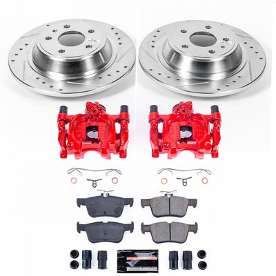 Power Stop 13-19 Ford Fusion Rear Z23 Evolution Sport Brake Kit w/Calipers