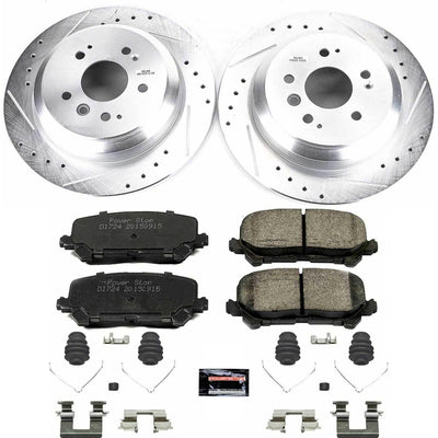 Power Stop 16-17 Honda Pilot Front & Rear Z23 Evolution Sport Brake Kit w/Calipers