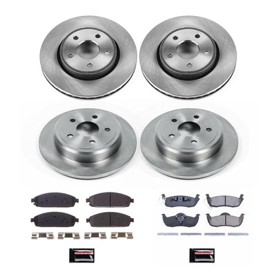Power Stop 06-10 Jeep Commander Front & Rear Autospecialty Brake Kit