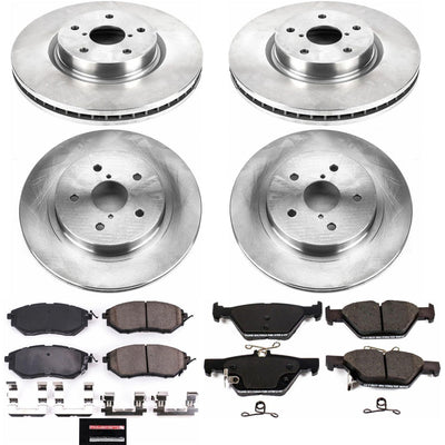 Power Stop 15-18 Subaru Legacy Front & Rear Autospecialty Brake Kit