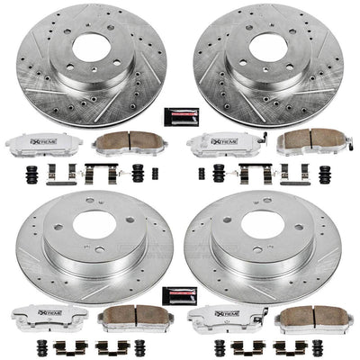 Power Stop 01-02 Infiniti G20 Front & Rear Z26 Street Warrior Brake Kit